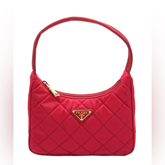 Prada Tessuto Red Bag - Picture 1 of 3